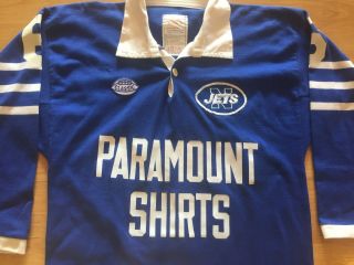 NEWTOWN JETS 80s PARAMOUNT RUGBY LEAGUE 6 VINTAGE CLASSIC SHIRT JERSEY SMALL 3