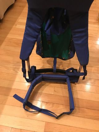Vintage GERRY Baby Child Carrier/Chair LIGHTWEIGHT Aluminum Hiking Backpack VGC 3
