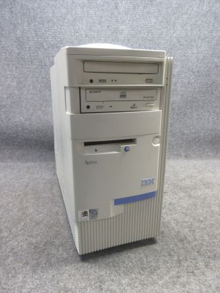 Vintage Ibm Aptiva E5u Desktop Pc Intel Pretium 2/ 3.  5 Mhz 8gb Hdd 2gb Ram