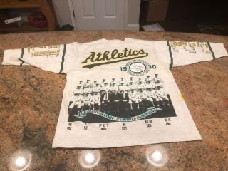 (size Large) Long Gone Vintage Oakland Athletics World Series Champs T - Shirt