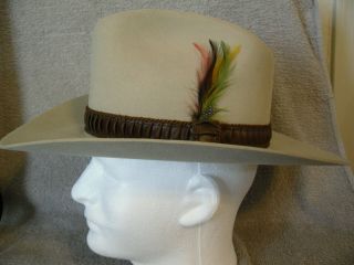 Vintage Stetson 4x Beaver Xxxx Western Cowboy Hat Size 7