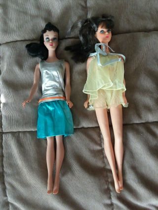 (2) Vintage Barbie Dolls By Mattel.  Japan One Had Bendable Legs