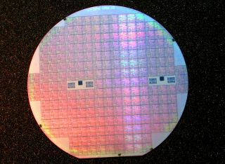 Silicon Wafer 6 " - Rare Vintage Mips Fpu R3010 From 1988.