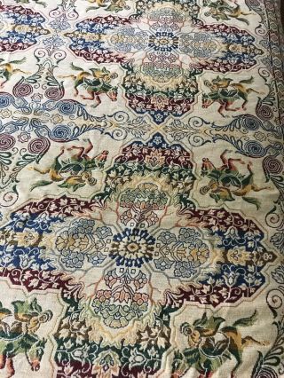 Vintage Italian Wedding Marocco Bedspread Italy 83x102 Gold Brocade 6