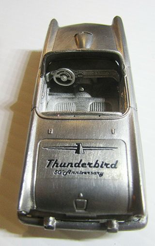 VINTAGE M ' BOX DINKY CODE 2 50th ANNIVERSARY 1955 FORD THUNDERBIRD PEWTER 2
