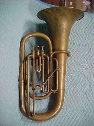Vintage Bohland Fuchs American Student Eb Tuba,  Good Ready To Play.