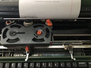 VINTAGE IBM Correcting Selectric III Electric Typewriter Green 6