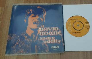 David Bowie - Space Oddity 1973 Turkish Pressing 7 " W/ Picture Sleeve Rare