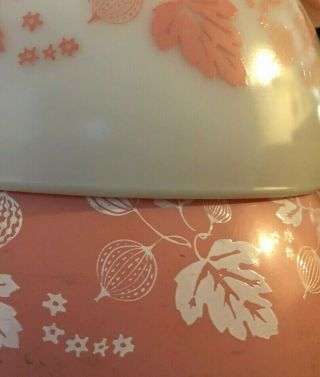 Vintage Pyrex PINK GOOSEBERRY Cinderella Bowl Set - 4 Bowl Set 2