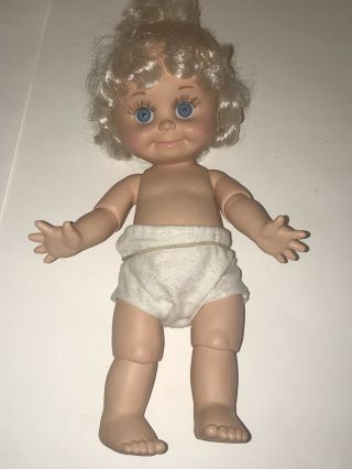 Vintage Galoob Baby Face Doll So Sweet Sandi 1 1990 Nude Blonde Euc
