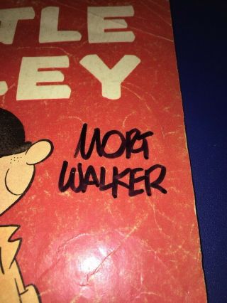 Dell (469) 1953 Beetle Bailey 1 Issue Signed By Mort Walker - Ultra Rare 2