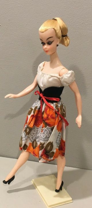 Vintage Barbie Bild Lilli Babs Clone Doll Hard Plastic Hong Kong Orig.  Clothes