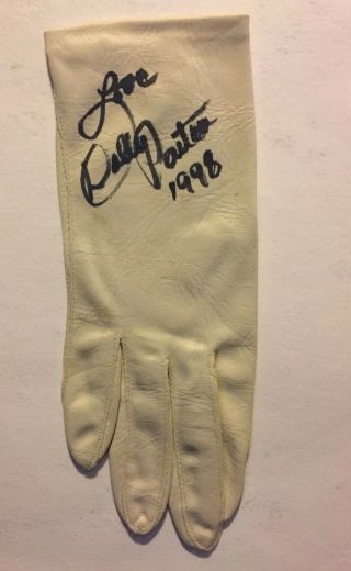 Dolly Parton Hand Signed Autographed Cloth Glove Rare One Of A Kind W/coa