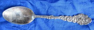 9049 - 6101.  Sterling Silver Souvenir Spoon Soldier 
