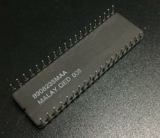 Rare Intel D80C187 - 12 FPU 40 - pin ceramic DIP Vintage math coprocessor CPU 2