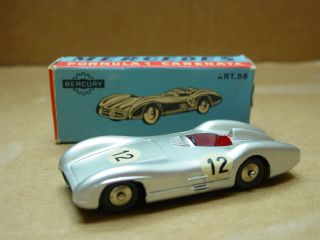 Vintage Mercury Toys 1:43 Diecast Mercedes Formula 1 Race Car Art.  56