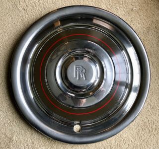 Rolls - Royce Silver Shadow Vintage Hub Cap - Wheel Cover Stainless Steel -