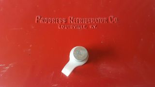 Vintage Coca Cola Cooler Progress Refrigerator tray insert bottle opener 10
