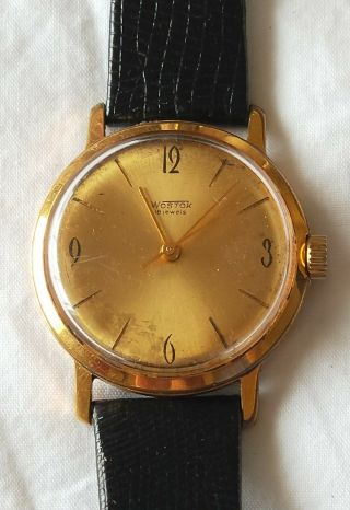 Vintage 1960 ' S Vostok USSR 18 Jewel Automatic Men ' s Watch 4