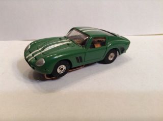Vintage Rare Olive/green Color,  Aurora Tjet 1368 Ferrari 250 Gto Looks Great