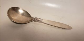 Antique Georg Jensen Sterlin Silver Spoon - 9 Inch - Denmark - 3.  9 Ozt - Nr