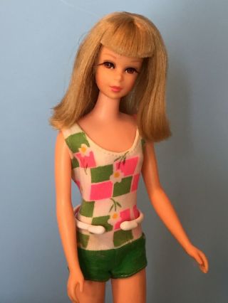 Vintage 1960’s Barbie Mod Francie Doll - Tnt,  Bl,  Blonde Hair -