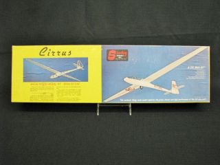 Vintage Sterling Cirrus Balsa Wood Model Kit E7 Span 87 - 5/16 " X 37 3/4 " Usa
