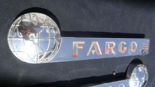 Vintage 1939 - 56 48 49 1950 1951 1952 1953 Dodge Fargo Truck Hood Emblem Ornament