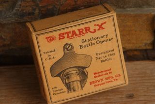 Vintage/Antique FALSTAFF Beer STARR X Wall Mounted Bottle Opener NOS 6