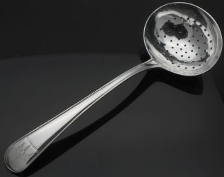 Georgian Large Sifting Ladle - Sterling Silver - London 1793 Antique
