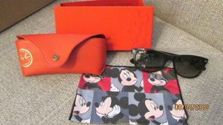 Bnwt Disney Mickey Mouse Ray Ban Sunglasses With Case Htf Rare Limited Release