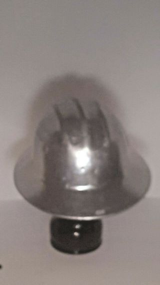 Vintage Aluminum Hard Hat Hard Boiled E.  D.  Bullard Co.  Full Brim 3