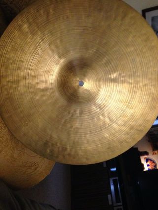 Vintage15 " K Zildjian Istanbul Crash Cymbal 924 Grams Signed