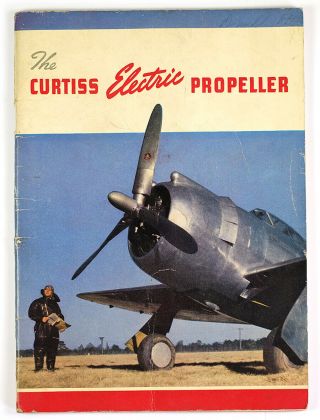 1941 Wwii Curtiss - Wright Electric Propeller Military Aircraft Advertising Book