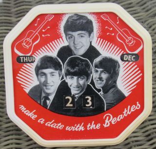 Great Britain Make A Date With The Beatles Calendar Rare And 1964