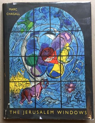 The Jerusalem Windows By Marc Chagall W/ Two Lithos 1st Edition Rare