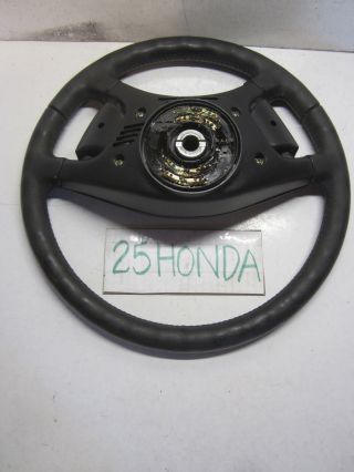 1986 - 1989 Honda Accord SE - I JDM Leather Wrapped Steering Wheel CA1 CA2 3G Rare 12