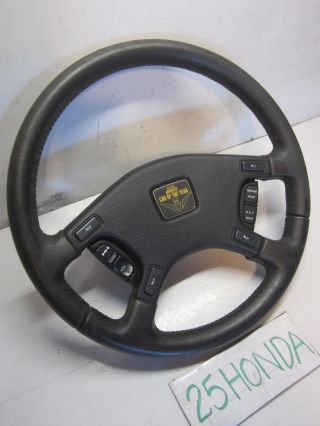 1986 - 1989 Honda Accord SE - I JDM Leather Wrapped Steering Wheel CA1 CA2 3G Rare 5