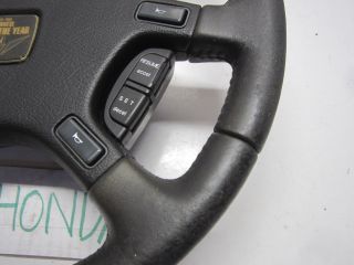 1986 - 1989 Honda Accord SE - I JDM Leather Wrapped Steering Wheel CA1 CA2 3G Rare 9