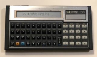 Vintage Hp - 71b Computer Calculator (version 2cdcc)