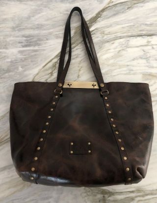 Nwt Patricia Nash Distressed Leather Vintage Benvenuto Tote Bag P28706 Msrp $199