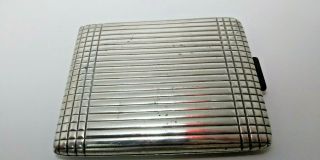 Vintage Sterling Silver Cigarettes Box With Hallmarks And Probably From Germany
