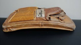 1970 ' s Vintage Rare Leather COOPER GM12 Full Right Goalie Blocker Hockey Glove 7