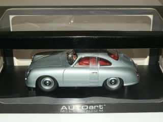 1:18 Autoart Porsche 356 Coupé (fishsilver Grey) Mib Very Rare