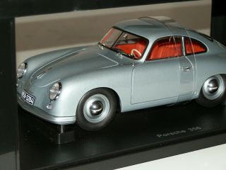 1:18 AutoArt Porsche 356 Coupé (Fishsilver Grey) MIB VERY RARE 2