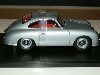 1:18 AutoArt Porsche 356 Coupé (Fishsilver Grey) MIB VERY RARE 7