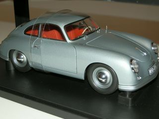 1:18 AutoArt Porsche 356 Coupé (Fishsilver Grey) MIB VERY RARE 8