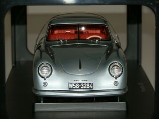 1:18 AutoArt Porsche 356 Coupé (Fishsilver Grey) MIB VERY RARE 9