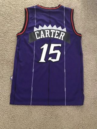 Mens Medium Vintage Vince Carter 2000 Toronto Raptors NBA Basketball Jersey 2