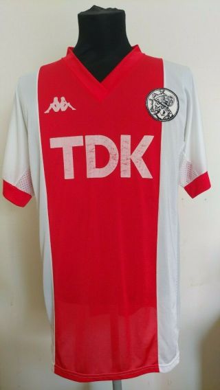 Ultra Rare Ajax Amsterdam 1985/1987 85/87 Home Football Jersey Kappa Shirt Large